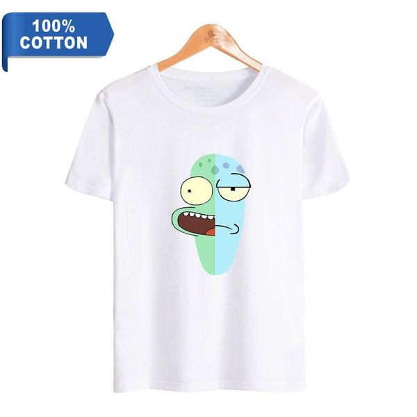 Camisetas de algodón para hombre, camiseta blanca de manga corta de verano, camiseta informal de alta calidad para niños y niñas, camisetas Korvo Terry Pversized