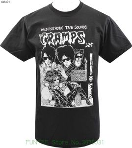 T-shirts pour hommes T-shirts en coton pour hommes T-shirt pour hommes The Cramps Psychobilly Garage B Movie Horror Gig Poster Lux S 5Xl L230520 L230520