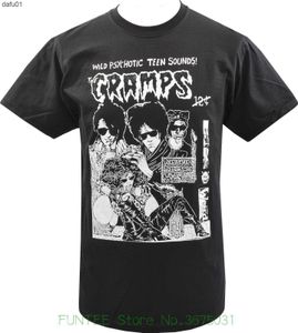 T-shirts voor heren katoenen T-shirts voor heren heren t-shirt de krampen psychobilly garage b film horror gig poster lux s 5xl l230520 l230520