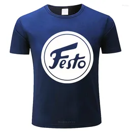 T-shirts pour hommes T-shirt en coton pour garçons Chemise de marque de mode Hommes Lâche Hommes Cool Festool Vintage Outils Logo