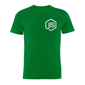 T-shirts pour hommes Chemise unisexe en coton Programmeur Web Developer Coder Noeud de programmation JS Javascript Gift Tee