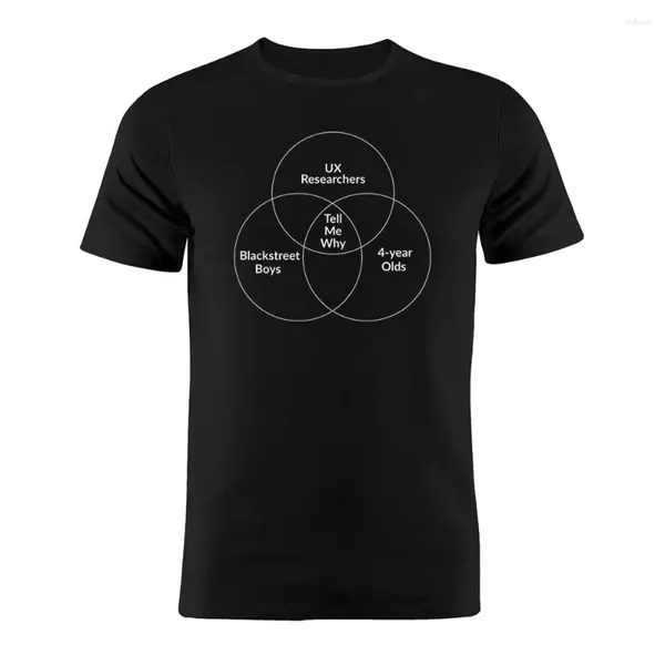 T-shirt unisexe en coton pour hommes, chemise de chercheur UX, programmeur de sarcasme, développeur, codeur, technologie informatique, t-shirt de blague drôle
