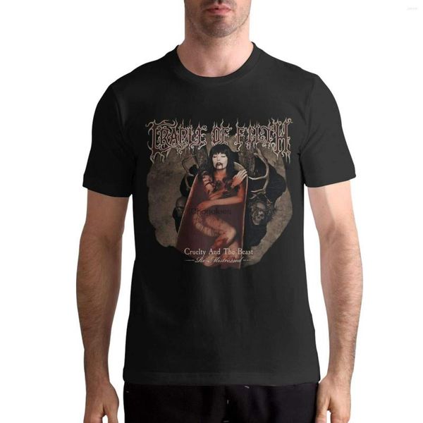 T-shirts pour hommes Cradle Of Filth Shirt Mens motif personnalisé à manches courtes top t-shirts