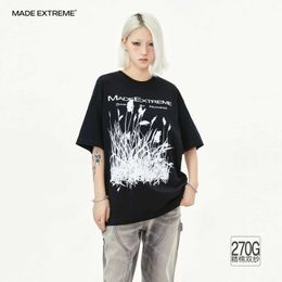 T-shirts pour hommes Créer des motifs de croquis extrêmes sur des T-shirts à manches courtes Vêtements de rue T-shirts rétro Harajuku J240322