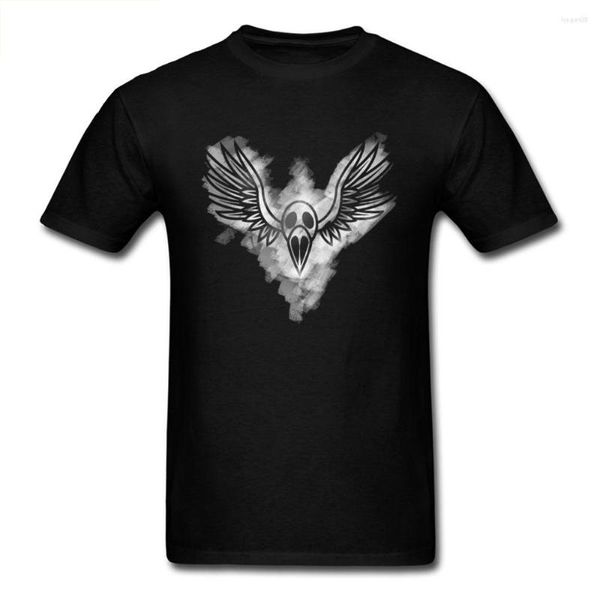T-shirts pour hommes Crow Bone Wing T-shirts Hommes Logo Shirt T-shirt personnalisé Funky Black Tops Hip Hop Graphic Tees Coton Tissu Vêtements Cool