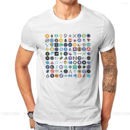 T-shirts pour hommes Crypto Logos Style t-shirt BTC XBT crypto-monnaie Blockchain conception confortable chemise graphique trucs Ofertas