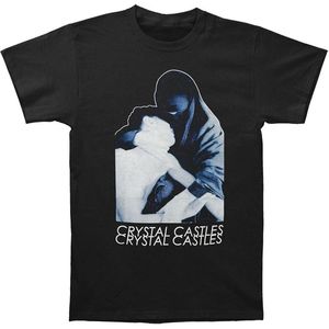 T-shirts pour hommes Crystal Castles T-shirt Burka Slim Fit pour hommes Noir Chemises à manches courtes d'été Tops S-3Xl T-shirts de grande taille T-shirt pour hommes