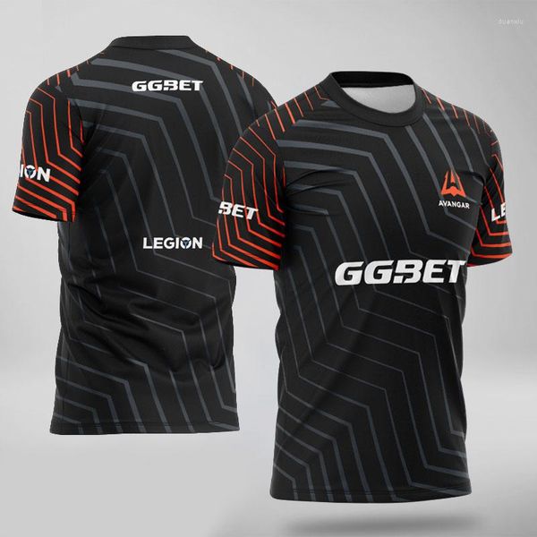 Camisetas de hombre CS GO AVANGAR uniforme de equipo Jersey Fans camiseta hombres mujeres nombre personalizado camiseta ropa