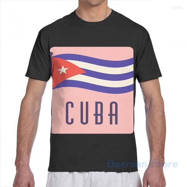 T-shirts pour hommes Cuba Drapeau Cadeau Cubains Cubains Caraïbes Hommes T-shirt Femme Imprimé Mode Fille Chemise Boy Tops T-shirts À Manches Courtes T-shirts