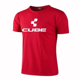 T-shirts hommes Cube été respirant maille t-shirts hommes vêtements de sport Stretch Sweat t-shirts mâle grande taille mode impression entraînement gymnase t-shirt 230419