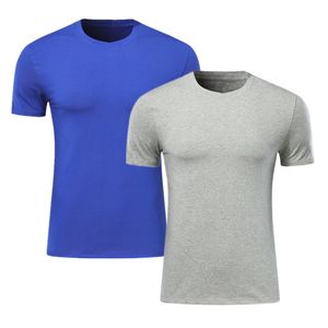 T-shirts pour hommes Custom Hommes Vêtements Tops Bleu et Gris Manches courtes 230131