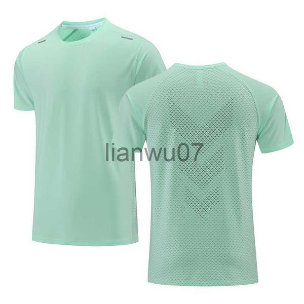 T-shirts pour hommes personnalisés Hommes Running Tshirt Fitness Sports Top Gym Training Shirt Jogging Casual Sportswear Séchage rapide Sports de plein air Chemise J230705