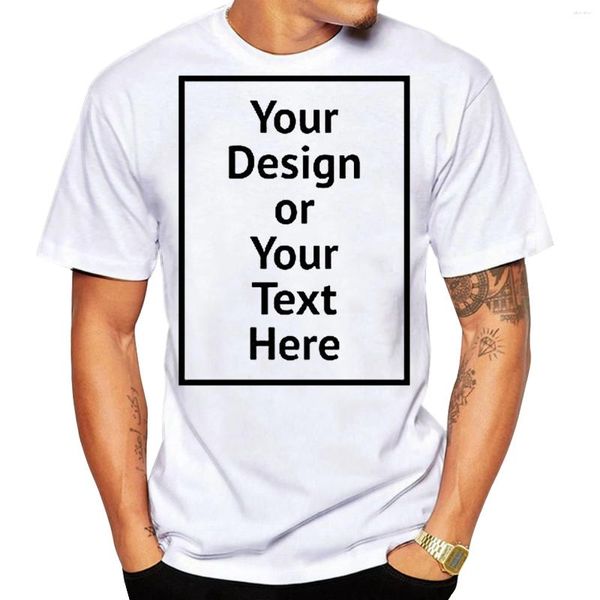 Camisetas para hombres Camiseta de ocio estampada 3D personalizada