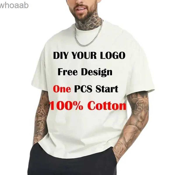 Camisetas para hombre, camiseta personalizada con estampado de ocio, camiseta DIY con su propio diseño como foto o camiseta blanca, camisetas personalizadas a la moda para hombre, camiseta 240130