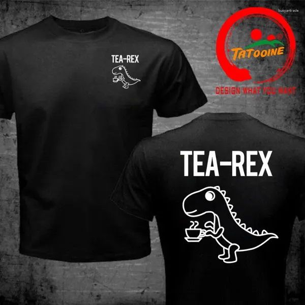 T-shirts masculins cartons mignons -rex chemises hommes kawaii anime rex t-shirt cool fashion oversize confort tshirt tee camiseta