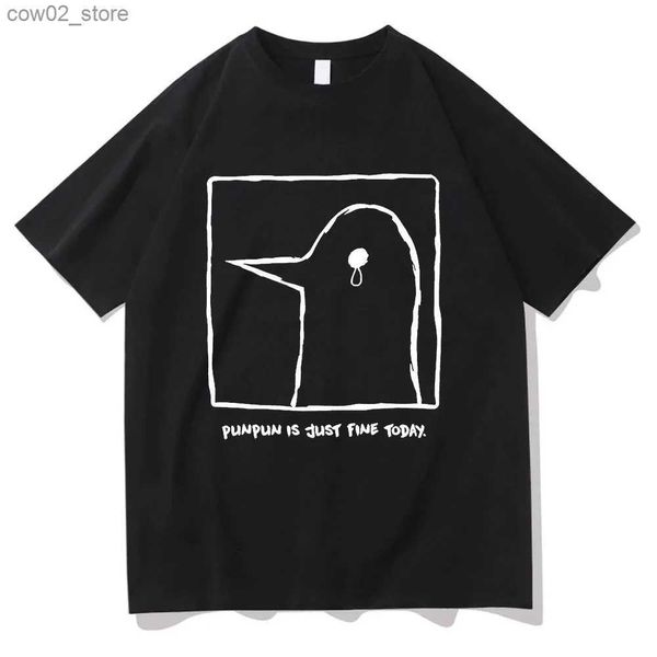 T-shirts pour hommes Canards mignons Hommes T-shirt 100% coton T-shirt à manches courtes Mode Qualité Femmes T-shirts Casual Street Vêtements Livraison gratuite Q240201