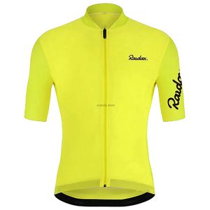 T-shirts pour hommes Vêtements de cyclisme2024Raudax Jerseys Racing Bike VêtementsSportwears Bicyc Vêtements Ropa Ciclismo Hombre VeranoH2421