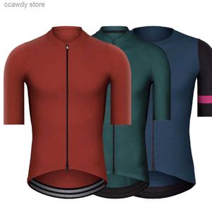 T-shirts voor heren Cycling Jersey Pro Team zomer Short Seve Man Downhill Bicyc Clothing Ropa Ciclismo Maillot Bike Shirt H240407