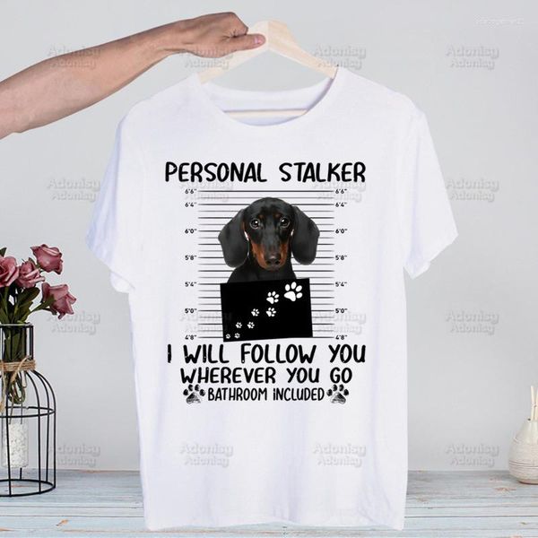 T-shirts Homme Teckel Teckel drôle mignon chien Animal chemise hommes décontracté à manches courtes T-shirt Homme Manga unisexe T-shirt t-shirts