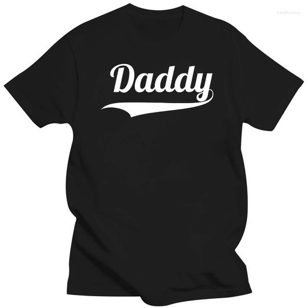 T-shirts pour hommes papa Slogan chemise Logo étape bébé père Noël cadeau d'anniversaire papa haut