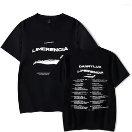T-shirts pour hommes Dannylux LIMERENCIA Tour 2024 Chemise surdimensionnée Femmes Hommes Mode d'été O-Cou Manches courtes T-shirt drôle T-shirt graphique