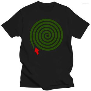 T-shirts pour hommes vert foncé labyrinthe de la mort hommes T-Shirt imprimé t-shirt à la mode cadeau classique coton Hipster hauts pour hommes garçons
