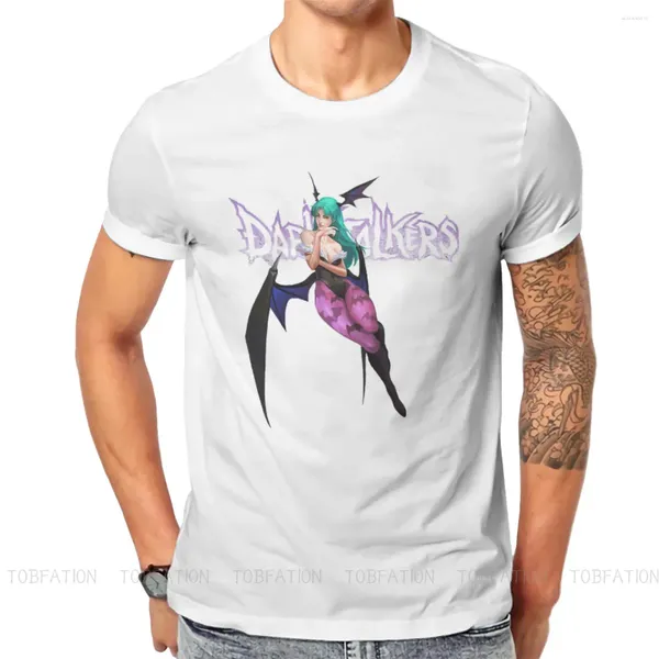 T-shirts pour hommes Darkstalkers Vampire Vanpaia jeu col rond t-shirts Morrigan Aensland chemise distinctive tendance hauts 6XL