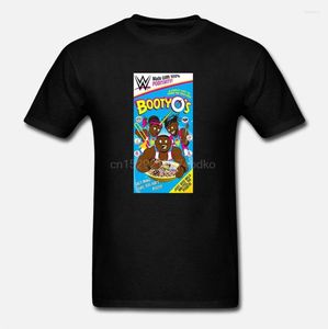 Camisetas para hombre Day Booty Os Cereal camiseta Wrestling Black White MensWomens camiseta