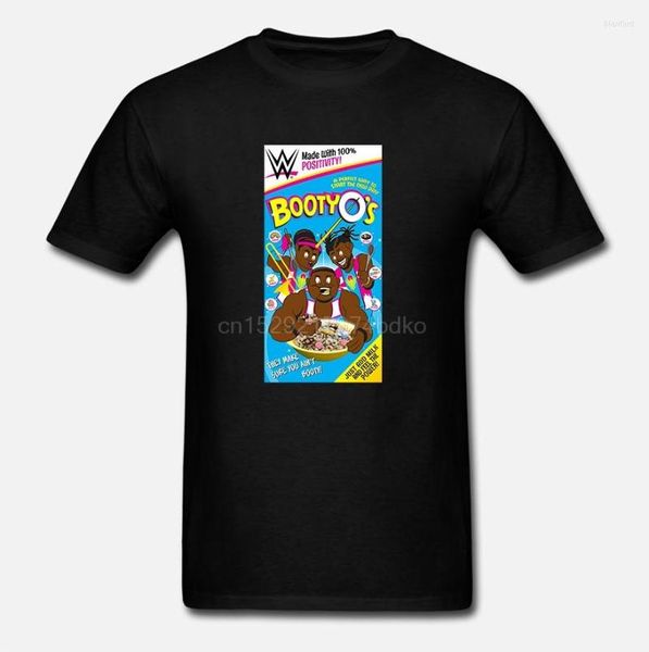 T-shirts pour hommes Day Booty Os Cereal T-Shirt Wrestling Black White MensWomens Tee Shirt