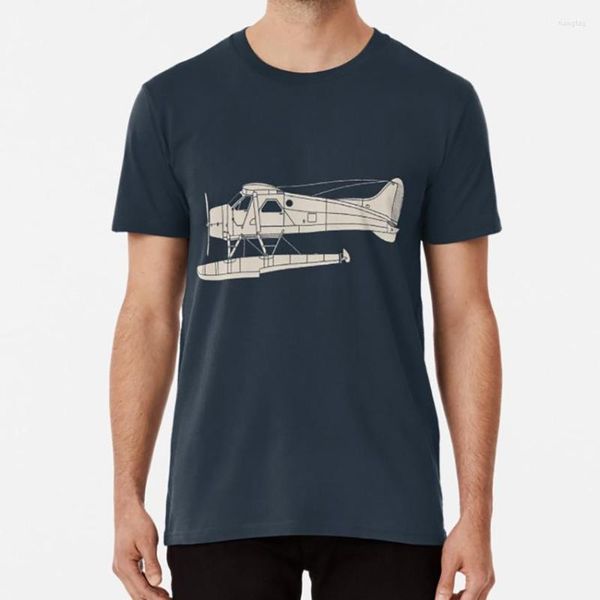 Camisetas para hombre De Havilland Canadá (Dhc - 2) Camiseta de castor Aviación Flying Bush Moda ártica Camiseta con estampado de alta calidad