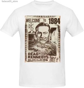T-shirts masculins Band Dead Band Kennedy Mens Staff Neckinline T-shirt rétro à manches courtes Black Q2404262
