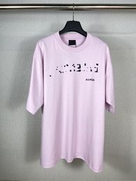 Camisetas de hombre Design Shadow T-Shirt Hombres y mujeres Mismo estilo Estilo de pareja Casual Moda suelta Mangas cortas
