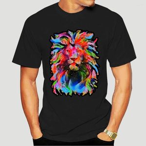 T-shirts pour hommes Design T-shirt Lion Art Shirt Hommes T-shirts Coton Tissu Hommes Europe Graphique Tee À Manches Courtes Vêtements En Gros 8734A