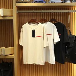 Camisetas para hombre Camiseta de diseño Camiseta de manga corta de primavera y verano Camiseta de manga corta informal con estampado de alfabeto talla asiática S-5XL