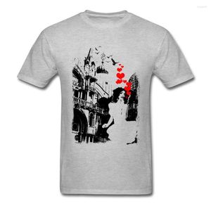 T-shirts pour hommes Design Venice Love Shirt Hommes T-shirt Femme T-shirts D'été À Manches Courtes Amoureux Jour Tops T-shirts En Gros Coton Vêtements Classique