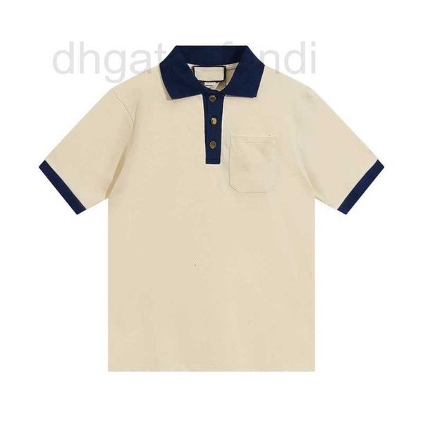 T-shirts pour hommes Designer 2022SS 100 coton Mens Golf Polo Shirt Blank Brodé Haute Qualité Camisas Polyester Hommes Quantité Turtleneck x57vf767 R8FZ