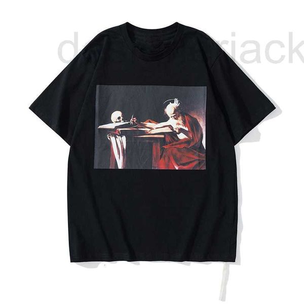T-shirts pour hommes Designer 2023 Harajuku T-shirt Hommes Religion Style Tops T-shirts À Manches Courtes 100% Coton T-shirt Surdimensionné Hommes Été Hip Hop Femmes