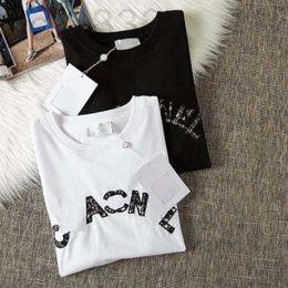 T-shirts pour hommes Designer 2023 Vêtements de marque pour femmes Célèbre t-shirt Deux c Lettre Imprimer Col rond Manches courtes Noir Blanc Mode Hommes Femmes A230