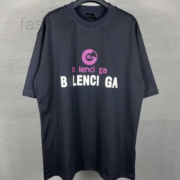 T-shirts pour hommes Designer 2024 Été Nouvelle lettre populaire imprimée T-shirt à manches courtes pour hommes et femmes avec une base 64OP