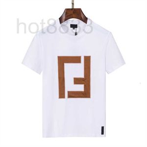 Camisetas para hombres Diseñador 21ss Hombres Impresos Camisetas Diseñador Acuarela Letra Impresión Ropa Manga corta Camisa para hombre Etiqueta Blanco Negro Bin 80D8