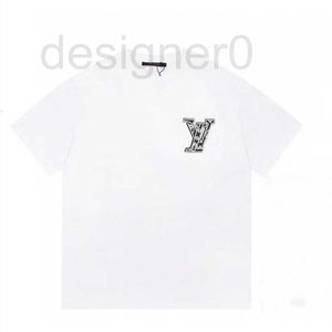 Herren-T-Shirts Designer 23new Herren-T-Shirt Designer aus reiner Baumwolle mit Buchstabendruck, kurzärmlig, luxuriös, modisch, lässig, Co-Branding G399