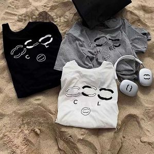 Heren T-shirts ontwerper Geavanceerde T-shirtversie Frankrijk trendy Kleding C-letter Grafisch Print paar merkkatoen Ronde hals kanaal Korte mouw heren dames tops