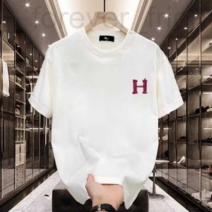 T-shirts T-shirts Designer Amerikaans Modemerk Korte mouwen T-shirt voor heren zomer Nieuwe losse ronde nek Minimalistische letter Afdrukken Koreaanse versie Top 39qm