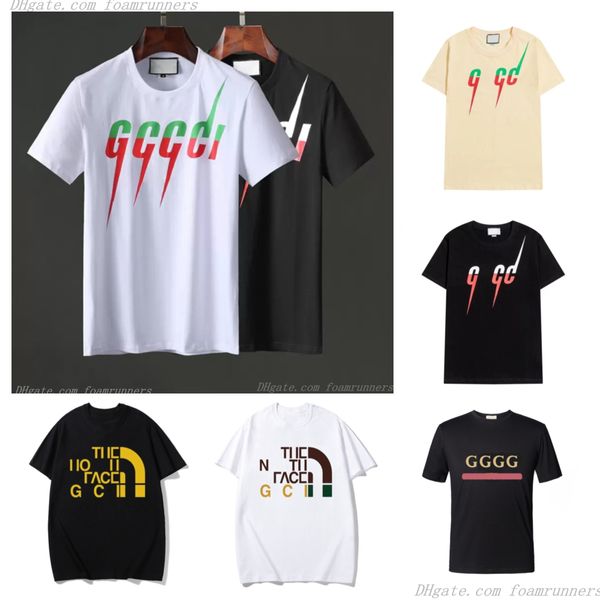 Camisetas de hombre Camiseta de diseñador Algodón Cuello redondo Impresión Secado rápido Antiarrugas Hombres Mujeres Primavera Verano Alta Tendencia suelta Manga corta Ropa de mujer masculina