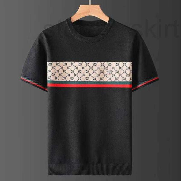 Camisetas para hombres Marca de diseñador de camiseta de lujo suéter de punto suelto de gran tamaño mangas cortas para hombres y mujeres camisetas camisetas K170