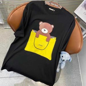 T-shirts T-shirts Designer Katoen Kort Mouw T-shirt Cartoon Printpatroon T-shirt Men Dames Loose Sweatshirt T Plus size pullover top Oversize T-shirt RJGT