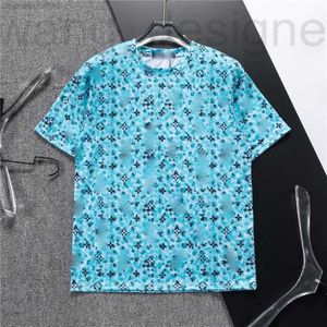 T-shirts pour hommes Designer Designer Mens T-shirt Chemises Tee-shirt graphique Vêtements d'été Alphabet Print Fashion Top Respirant Casual Beach Wear Short Sleeve Crew Neck.lg WWOW