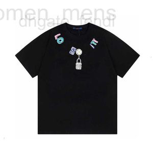 T-shirts pour hommes Designer Summer T Luxe Flocage Hommes Chemises Classique Mode Femmes Couleur Court Slve Casual Coton Pour Tops S-5XL UOZL