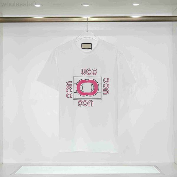 Camisetas para hombres Diseñador Diseñador Camisetas Camisetas Camisa en blanco y negro Moda Color rosa Alfabeto Colegiala Afeitado Casual 100% algodón Transpirable Antiarrugas Slim H4RH