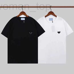 T-shirts pour hommes Designer Fashion Brand Tops Polos Chemise Style Original Haute Qualité Casual Homme Noir Blanc T-shirt Triangle Tees Été Nouveau Luxe Manches Courtes